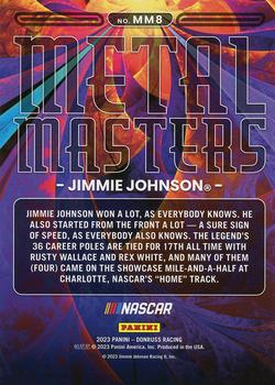 2023 Donruss - Metal Masters Diamond #MM8 Jimmie Johnson Back