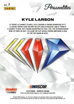 2023 Donruss - NASCAR 75th Anniversary #7 Kyle Larson Back