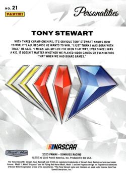 2023 Donruss - NASCAR 75th Anniversary Holo #21 Tony Stewart Back