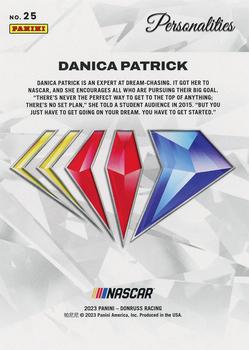 2023 Donruss - NASCAR 75th Anniversary Holo #25 Danica Patrick Back
