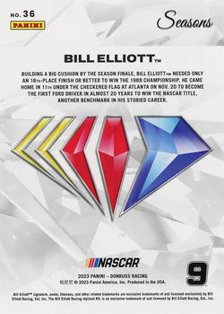 2023 Donruss - NASCAR 75th Anniversary Holo #36 Bill Elliott Back
