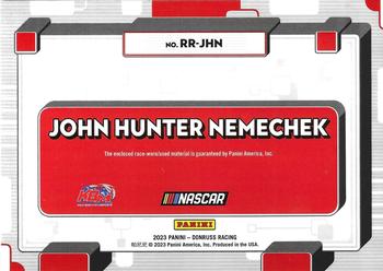 2023 Donruss - Race Day Relics #RR-JHN John Hunter Nemechek Back