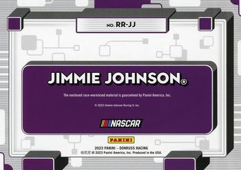 2023 Donruss - Race Day Relics #RR-JJ Jimmie Johnson Back