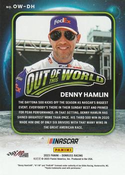 2023 Donruss - Out Of This World #OW-DH Denny Hamlin Back