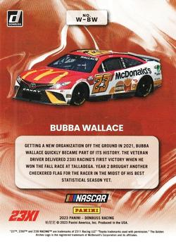 2023 Donruss - Watercolors #W-BW Bubba Wallace Back