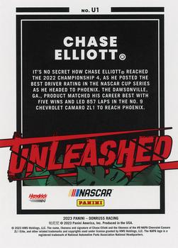 2023 Donruss - Unleashed Checkers #U1 Chase Elliott Back