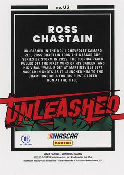 2023 Donruss - Unleashed Holographic #U3 Ross Chastain Back