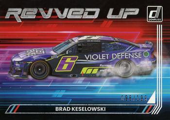 2023 Donruss - Revved Up Holographic #RU10 Brad Keselowski Front
