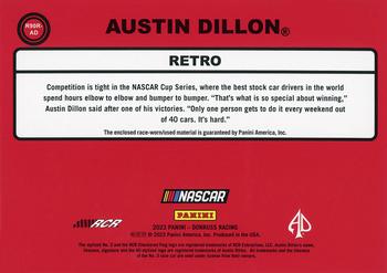 2023 Donruss - Retro 1990 Relics #R90R-AD Austin Dillon Back