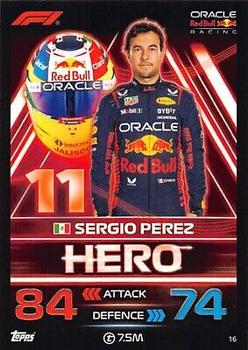 2023 Topps Turbo Attax F1 #16 Sergio Perez Front