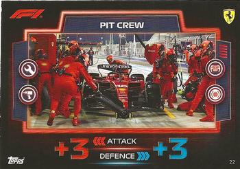 2023 Topps Turbo Attax F1 #22 Ferrari Pit Crew Front