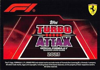 2023 Topps Turbo Attax F1 #24 Charles Leclerc Back