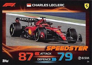 2023 Topps Turbo Attax F1 #24 Charles Leclerc Front