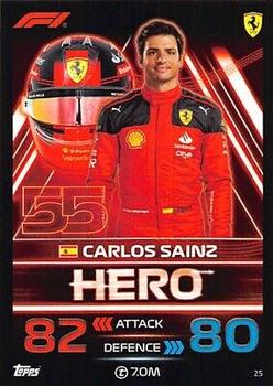 2023 Topps Turbo Attax F1 #25 Carlos Sainz Front