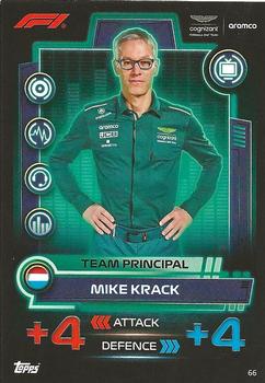 2023 Topps Turbo Attax F1 #66 Mike Krack Front