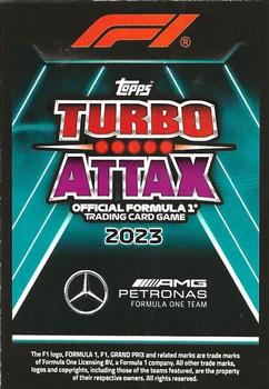 2023 Topps Turbo Attax F1 #102 Lewis Hamilton Back