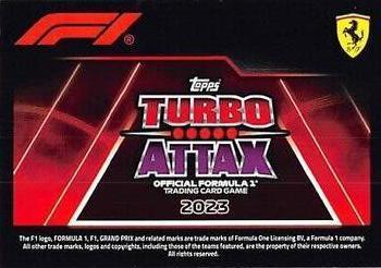 2023 Topps Turbo Attax F1 #123 Charles Leclerc Back