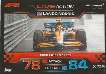 2023 Topps Turbo Attax F1 #124 Lando Norris Front