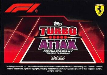 2023 Topps Turbo Attax F1 #129 Carlos Sainz Back