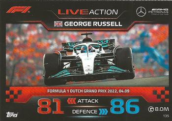 2023 Topps Turbo Attax F1 #135 George Russell Front