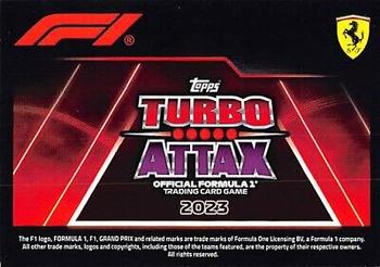 2023 Topps Turbo Attax F1 #139 Carlos Sainz Back
