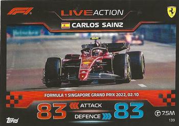 2023 Topps Turbo Attax F1 #139 Carlos Sainz Front