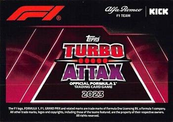 2023 Topps Turbo Attax F1 #143 Zhou Guanyu Back