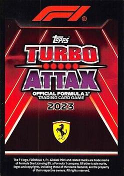 2023 Topps Turbo Attax F1 #175 Carlos Sainz Back