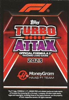 2023 Topps Turbo Attax F1 #180 Kevin Magnussen Back