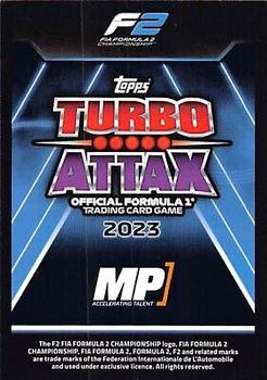 2023 Topps Turbo Attax F1 #194 Jehan Daruvala Back