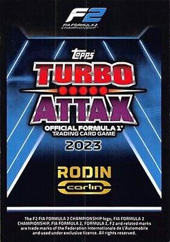 2023 Topps Turbo Attax F1 #196 Zane Maloney Back