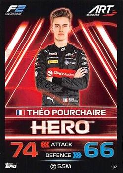 2023 Topps Turbo Attax F1 #197 Théo Pourchaire Front