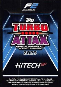2023 Topps Turbo Attax F1 #201 Jak Crawford Back