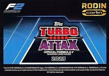 2023 Topps Turbo Attax F1 #218 Zane Maloney Back