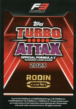 2023 Topps Turbo Attax F1 #255 Oliver Gray Back