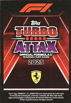 2023 Topps Turbo Attax F1 #274 Charles Leclerc Back