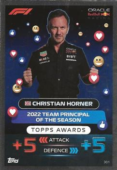 2023 Topps Turbo Attax F1 #301 Christian Horner Front