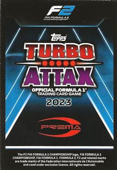 2023 Topps Turbo Attax F1 #314 Oliver Bearman Back