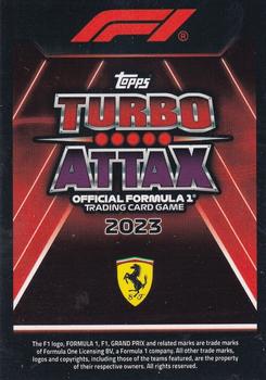 2023 Topps Turbo Attax F1 #355 Charles Leclerc Back