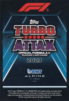 2023 Topps Turbo Attax F1 #360 Pierre Gasly Back