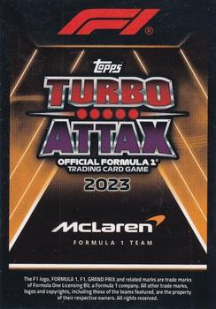 2023 Topps Turbo Attax F1 #361 Lando Norris Back