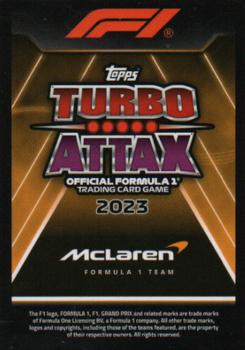 2023 Topps Turbo Attax F1 #362 Oscar Piastri Back