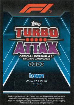 2023 Topps Turbo Attax F1 #359 Esteban Ocon Back