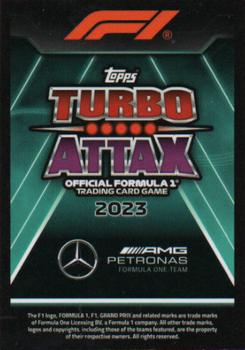 2023 Topps Turbo Attax F1 #358 Lewis Hamilton Back