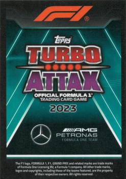 2023 Topps Turbo Attax F1 #357 George Russell Back