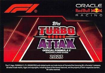 2023 Topps Turbo Attax F1 - Jumbo Tin Exclusives #JUM 1 Sergio Perez Back