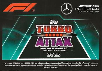 2023 Topps Turbo Attax F1 - Jumbo Tin Exclusives #JUM 7 Lewis Hamilton Back