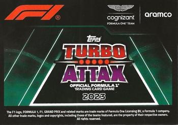 2023 Topps Turbo Attax F1 - Jumbo Tin Exclusives #JUM 10 Fernando Alonso Back
