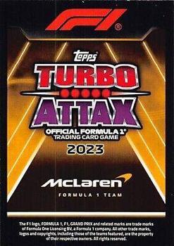 2023 Topps Turbo Attax F1 - Mega Tin Exclusives #MEG 6 Oscar Piastri Back