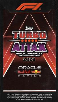 2023 Topps Turbo Attax F1 - Giant Cards #GC 1 Sergio Perez Back